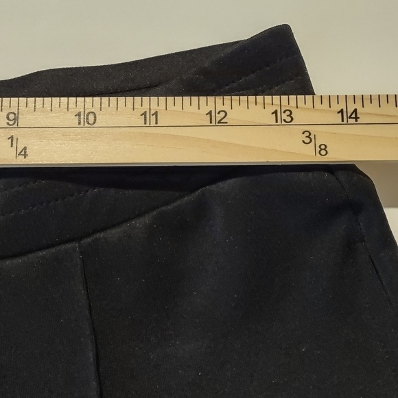 Zara Black Knit High Waisted Wide Leg Pants - Picture 6 of 9